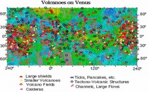 Volcanoes On Venus