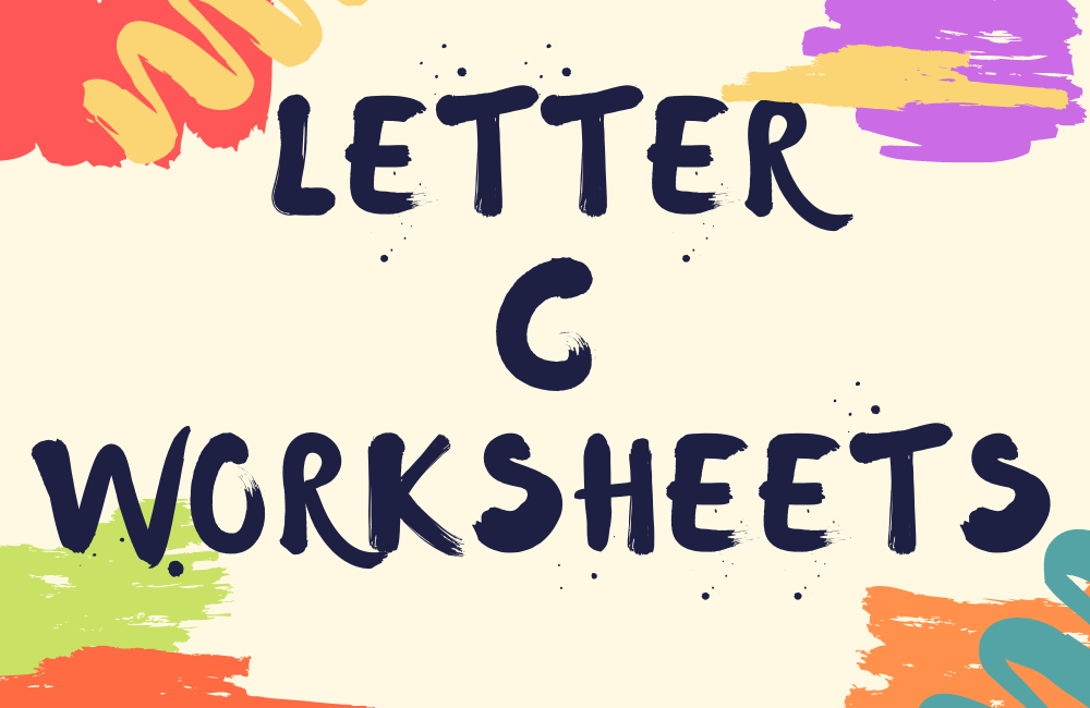 Letter C worksheets for kids