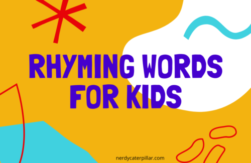 Rhyming words for kids